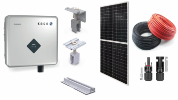 Poza Kit Fotovoltaic Ongrid 5.46 kWp cu sistem de prindere pentru acoperis de tabla metalica. Poza 2450